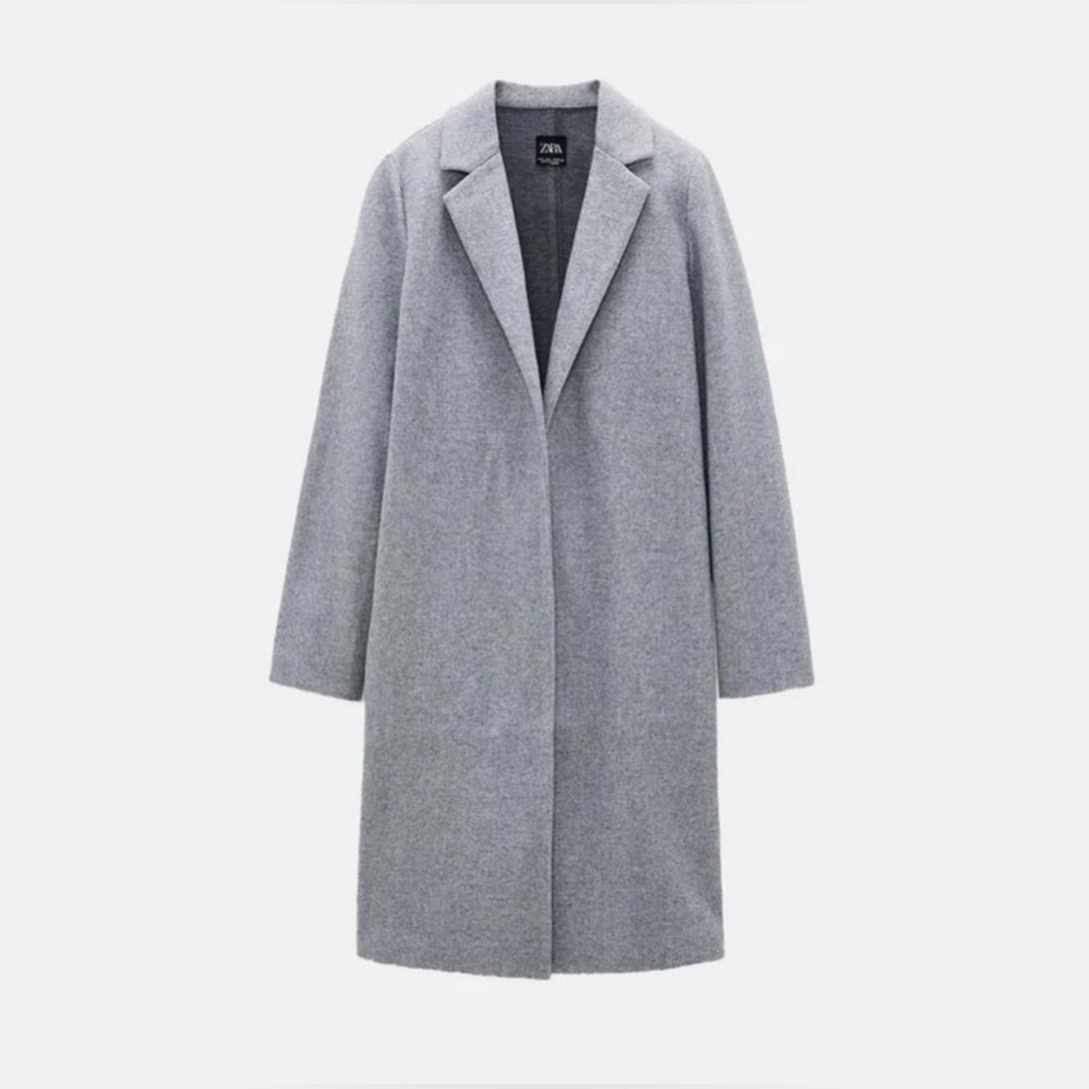 Zara Felt Texture Coat